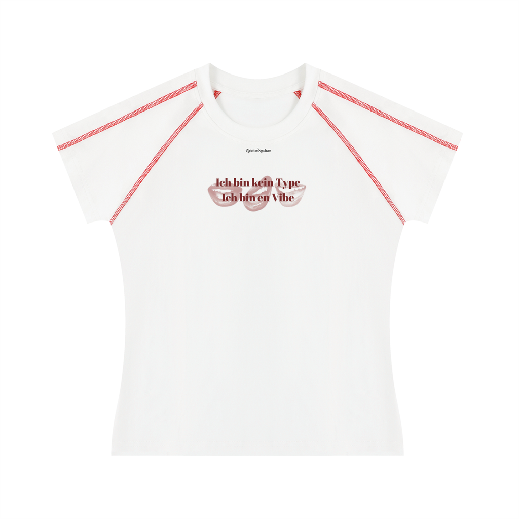 Women's Contrast Stitch Raglan T-Shirt