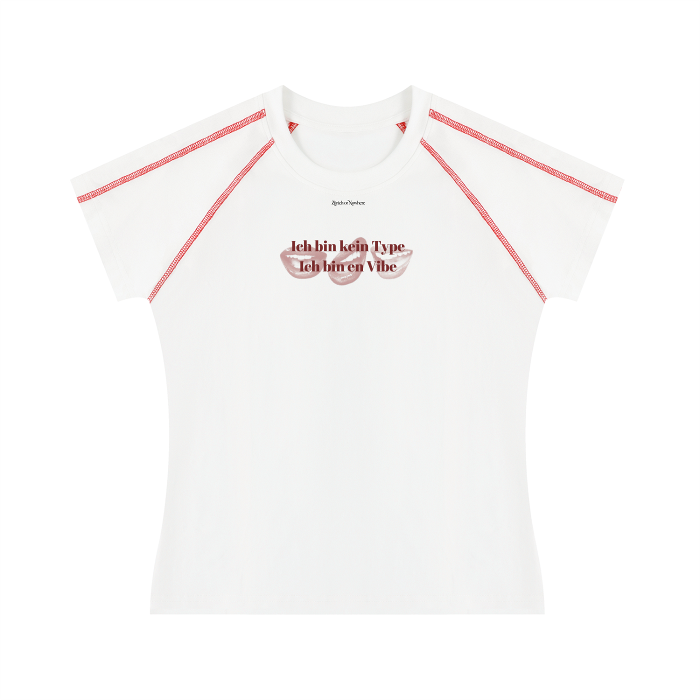Women's Contrast Stitch Raglan T-Shirt