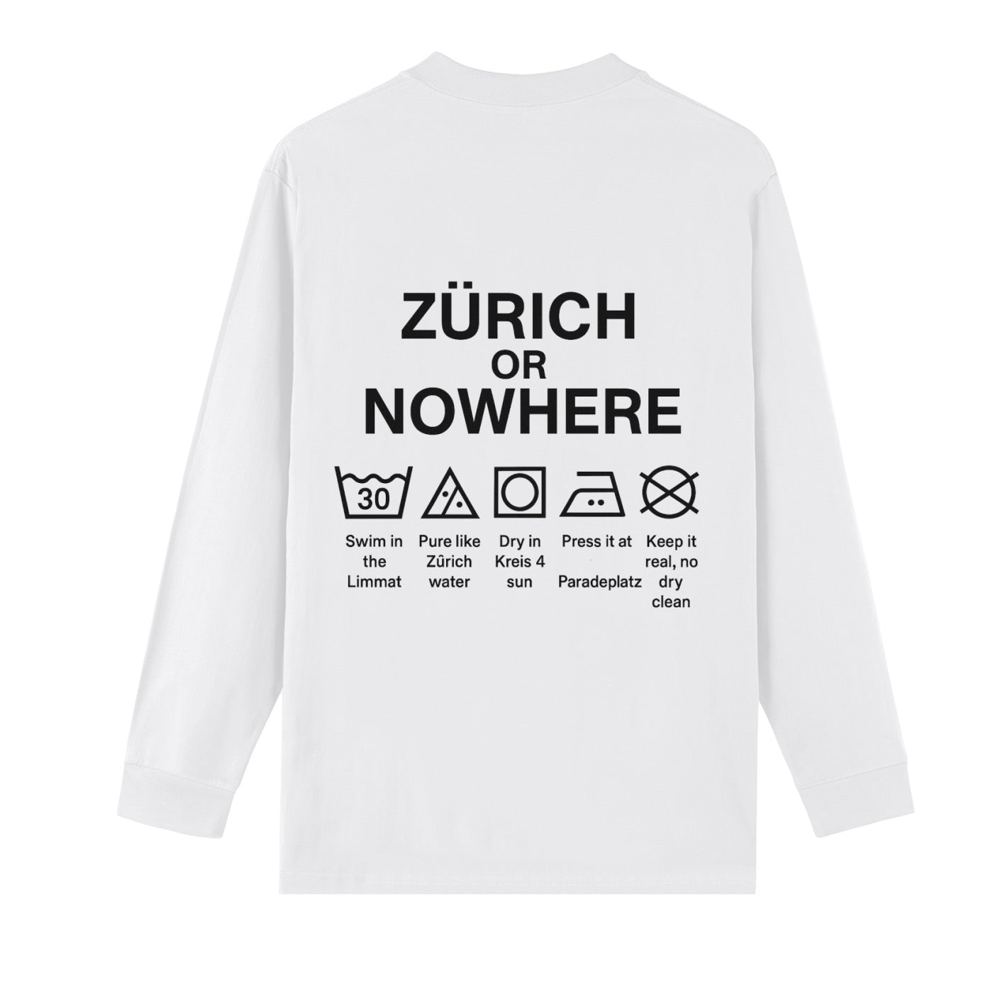 Longsleeve - Care label