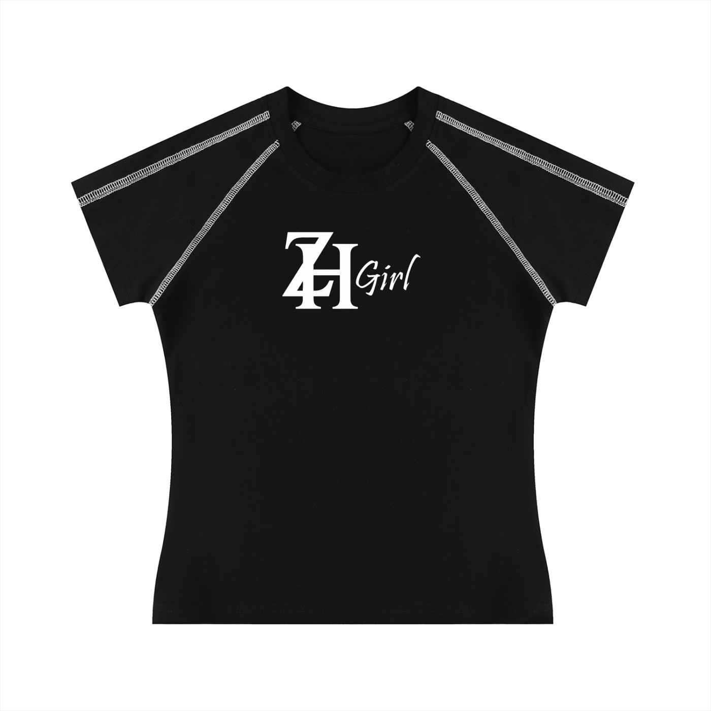 Women's Contrast Stitch Raglan T-Shirt