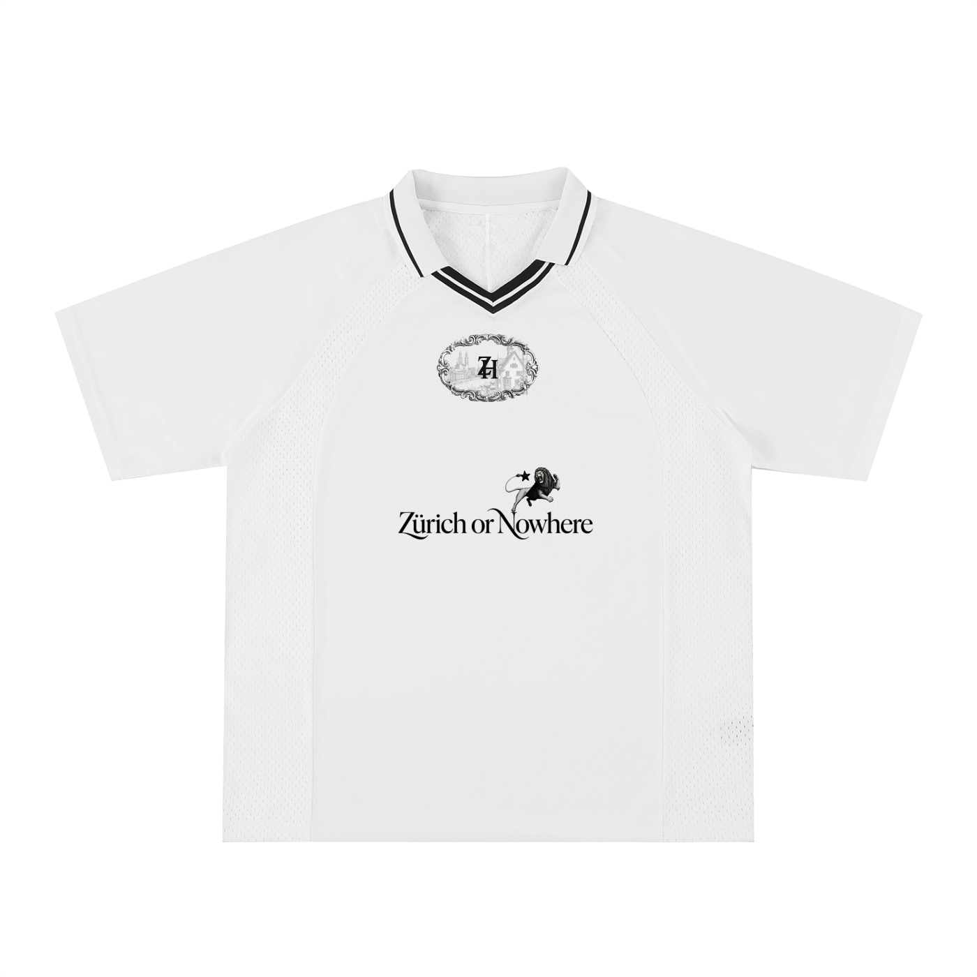 Striped V-Neck Soccer Jersey