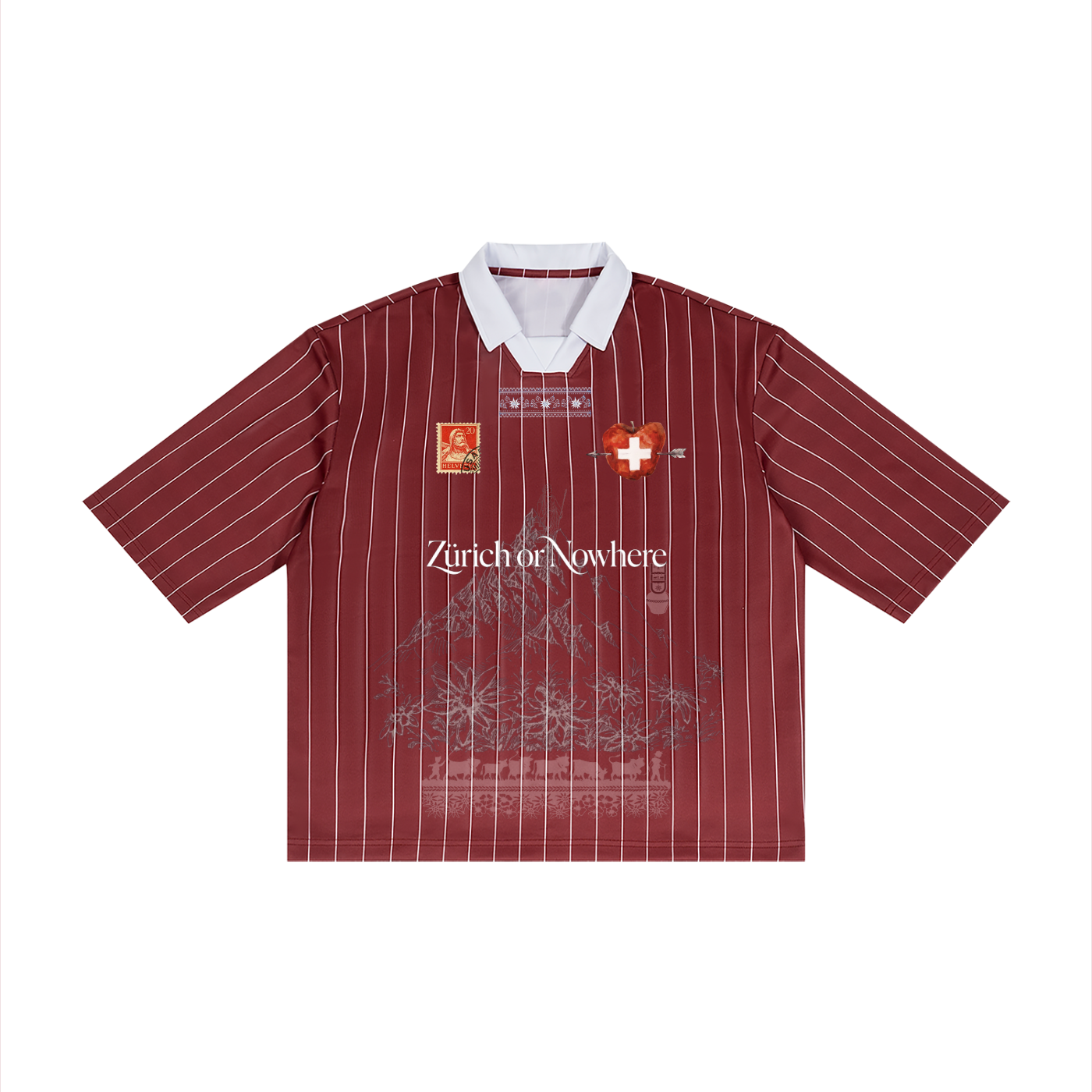 Schweiz WM - Unisex Collared Soccer Jersey