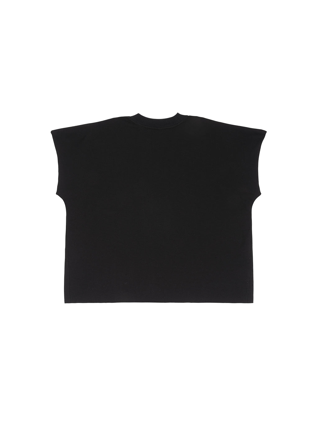 Raw Edge Boxy Non-Shrink T-Shirt