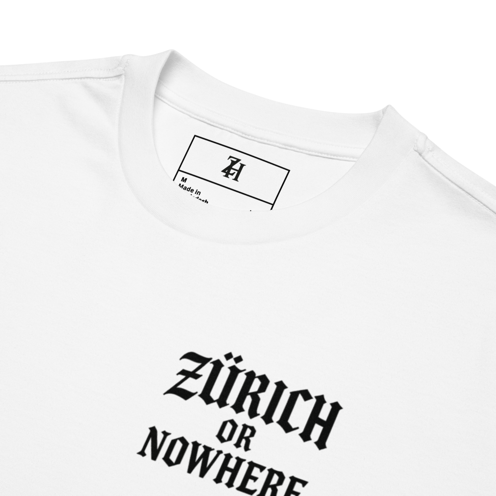 Zürich or Nowhere Care Label T-Shirt