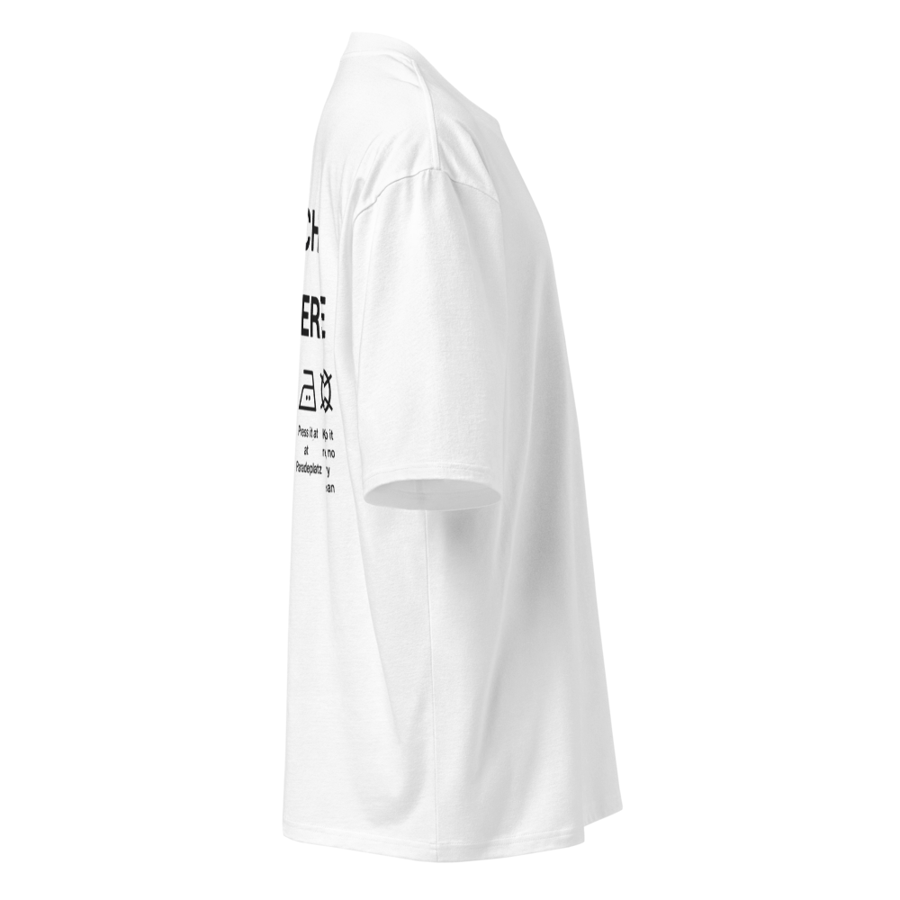 Zürich or Nowhere Care Label T-Shirt